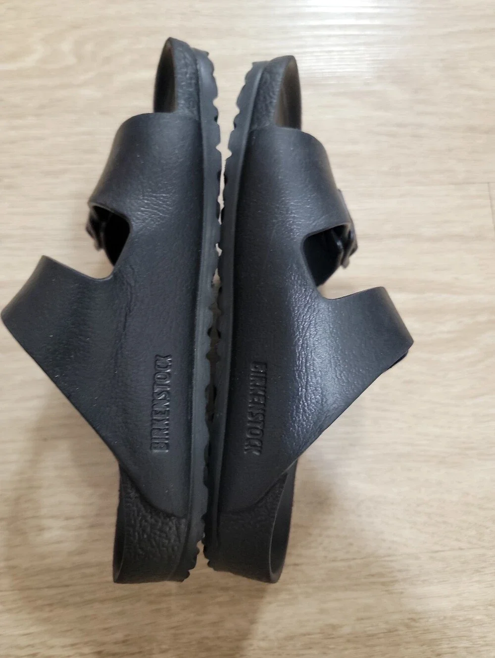 Birkenstock Kids Black Two-Strap EVA Sandals Sz 29 Worn Once US 11